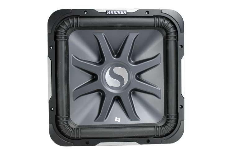 Kicker S12L7 12-Inch 1500W 2-Ohm Subwoofer L7 Solo Baric with Mono Class D Amp with Wiring ...